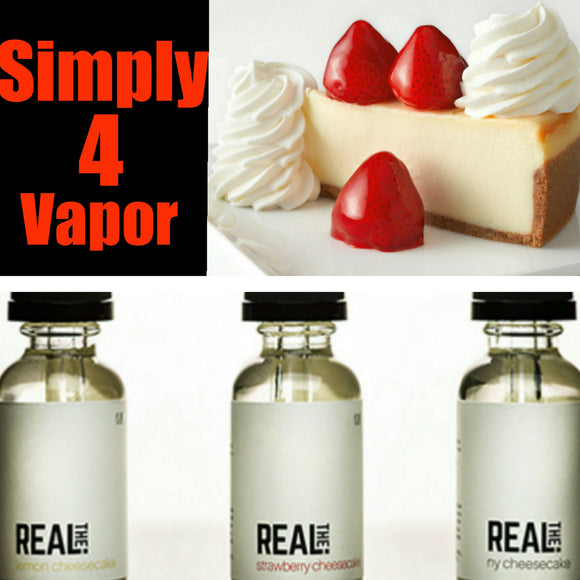 The Real Cheesecake eLiquid eJuice - SIMPLY 4 VAPOR