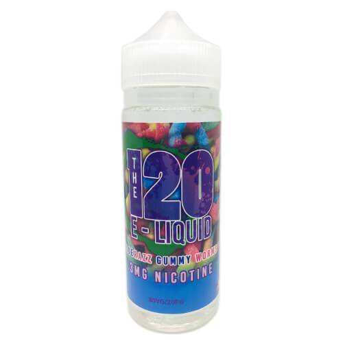 The 120 eLiquid - Blue Razz Gummy Worms