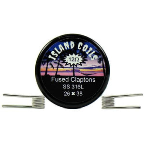 Island Coils by Island Vapezz - Fused Clapton - 0.12 ohm (2 Pack)