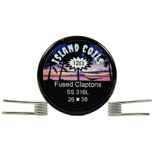 Island Coils by Island Vapezz - Fused Clapton - 0.12 ohm (2 Pack)