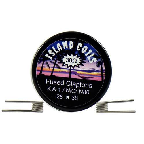 Island Coils by Island Vapezz - Fused Clapton - 0.3 ohm (2 Pack)
