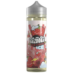 Bazooka Sour Straws Ice eJuice - Strawberry Ice Sour Straws
