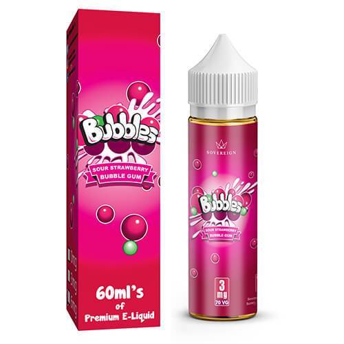 Bubbles by Sovereign Juice Co - Sour Strawberry Bubble Gum