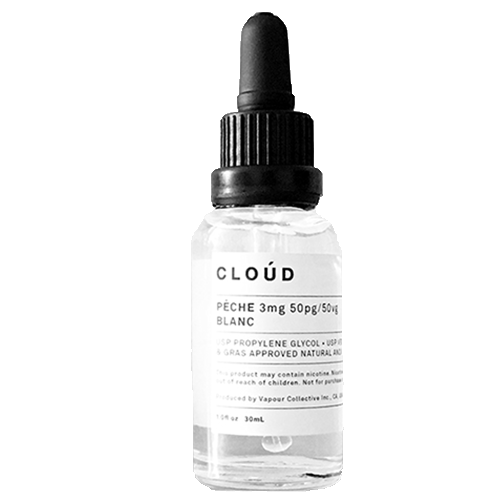 Cloud E-Liquid Blanc - Pêche