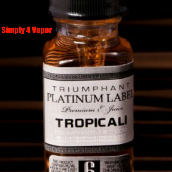 TROPICALI - TRIUMPHANT PREMIUM JUICE ELIQUID EJUICE - SIMPLY 4 VAPOR - 1