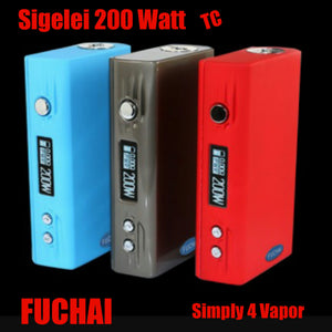 Sigelei Fuchai 200 watt TC Temperature Control - SIMPLY 4 VAPOR