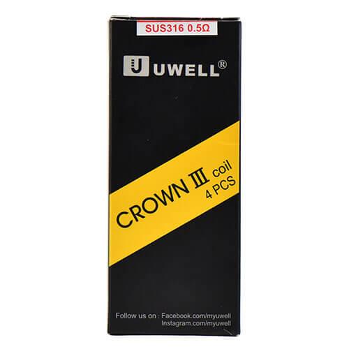 Uwell Crown 3 III Replacement Coils 0.5ohm (4-Pack)