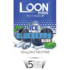 Loon Pods - Refill Pod - Blueberry Bliss ICE (5 Pack)
