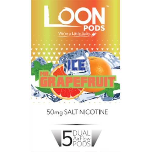 Loon Pods - Refill Pod - Mr. Grapefruit ICE (5 Pack)