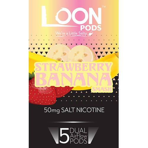 Loon Pods - Refill Pod - Strawberry Banana Smash (5 Pack)