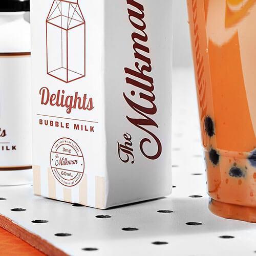 The MilkMan Delights eLiquids - Bubble Milk