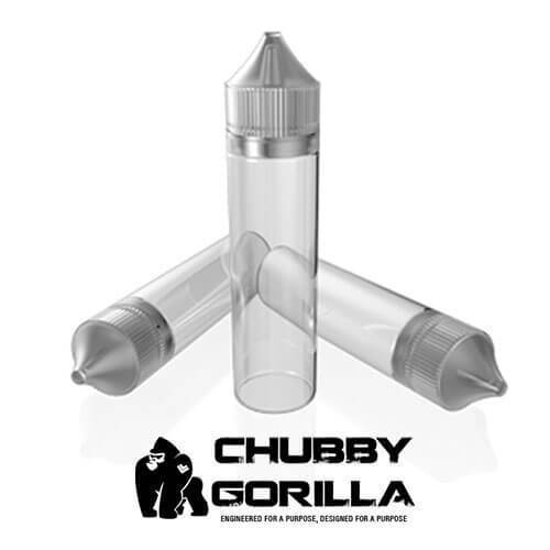 Chubby Gorilla Vaping Products - Clear Unicorn Bottle - 60ml