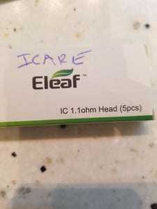 ELEAF | ICARE | IC 1.1ohm HEAD | COILS | 5PK