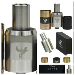 DARK HORSE RDA BY EPHRO 1:1 WITH 3 RINGS AND 2 TIPS - SIMPLY 4 VAPOR
